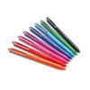 IZEE BALLPOINT RETRACTABLE PEN 1.0MM TIP, RED INK, BX470-B, 12 PACK