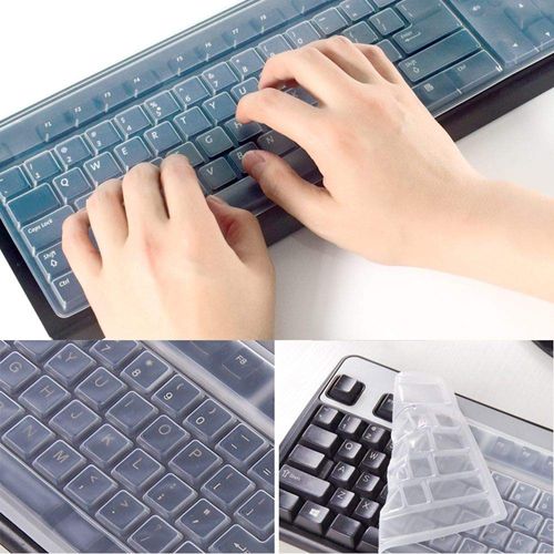 SDTEK Keyboard Protector Desktop Skin Silicone Cover Clear Film Universal