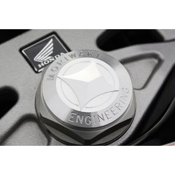 MORIWAKI 05323-201E2-00 CBR1000RR (08-09) Stem Nut Cap, Silver