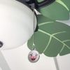 GRAPHICS & MORE Happy Vampire Girl Smiling Face Ceiling Fan and Light Pull Chain
