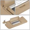 LEFT/DRIVER SIDE TAN FACTORY STYLE SUN VISOR ASSEMBLY FOR 2008-2012 HONDA ACCORD