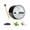 M&R New Formula More Delicate 100% Organic Activated Charcoal Teeth Whitening Powder+Bamboo Toothbrush /30g Coconut Charcoal, Effective Teeth Stain Remover and Toothpaste Alternative/Fresh Mint Taste
