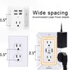 Multi Plug Outlet Surge Protector - 6 Outlet Extender with 3 USB Ports
