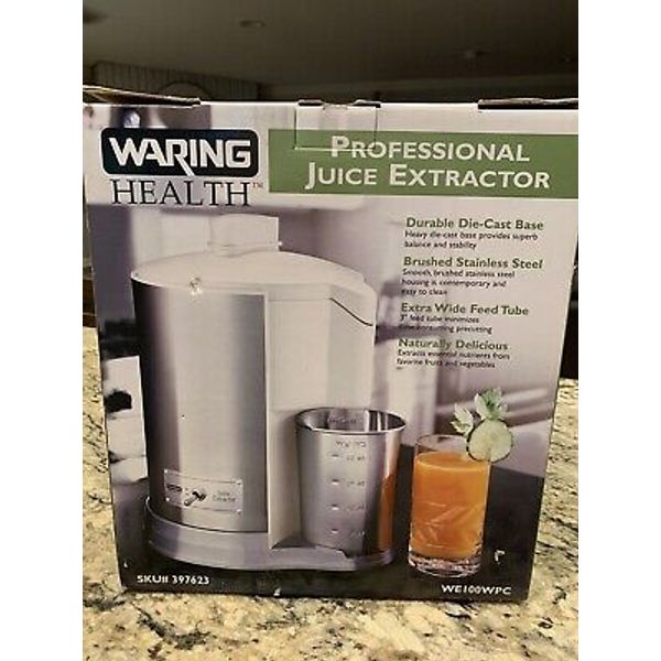 Waring Health WE100WPC Juice Extractor Professional Home Juicer New