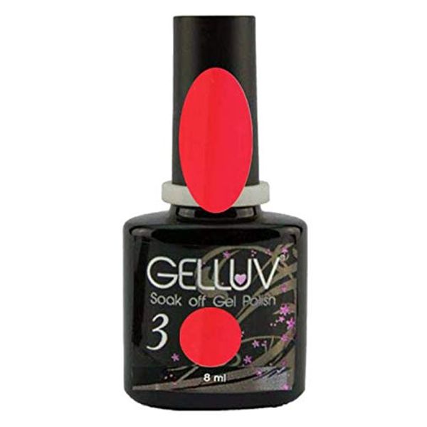 Gelluv Soak Off Gel Nail Polish 8ml UV LED - Ibiza Collection - Heat Waves