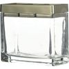 InterDesign 24360EJ Toothbrush Stand Holder Lavatory Clear Matte Nickel