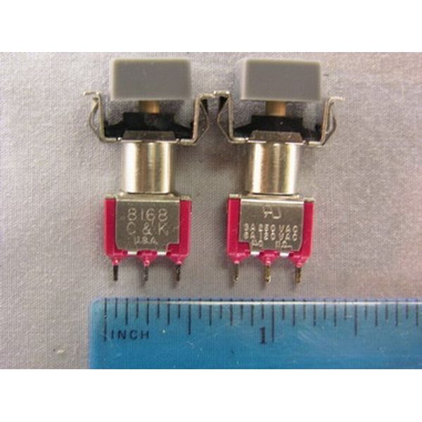 5 C&K 8168 Series Snap-in Momentary Pushbutton Switches