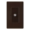 Lutron CA-CJ-BR Claro Cable Jack, Brown