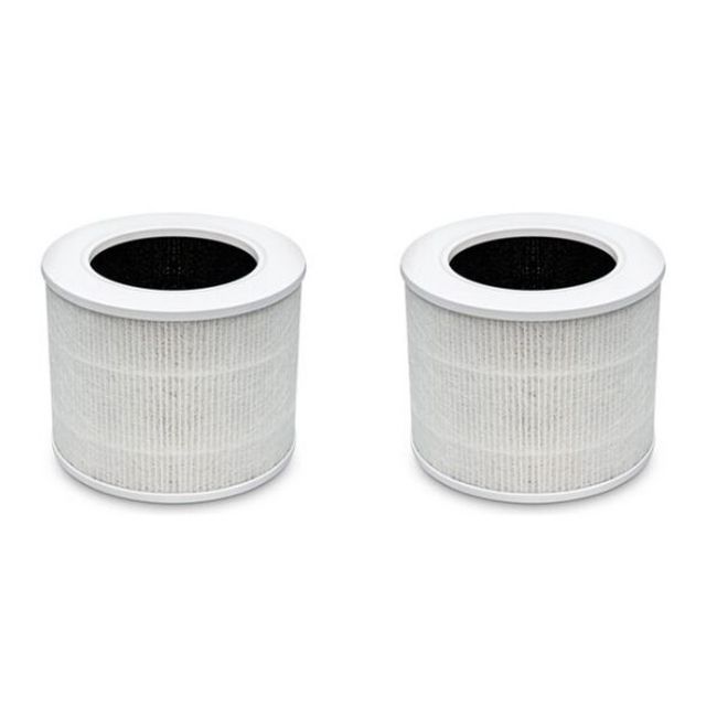 Dehumidifier Humidifier Air Purifier Filter Compatible LEVOIT Air Purifier Core Mini Part RF Replacement Filter H13 HEPA 3 in 1 Active, 01 WHITE