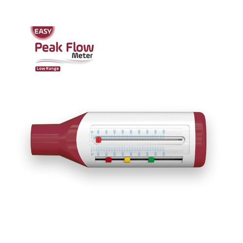 Easy Peak Flow Meter for Child to Monitor Lung Function, Expiratory Flow Meter, Low Range for Child include Instructions and Blank charts – Color coded indicators