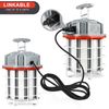 LED Temporary Work Light 80W 5000K Jobsite Building Construction Hanging Lights 