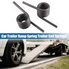 X AUTOHAUX Car Trailer Ramp Spring Trailer Coil Spring Left and Right Side Replacement 1 Pair