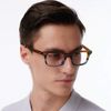 FERAVIA Blue light blocking eyeglasses men rectangular anti glare eyestrain computer gaming glasses