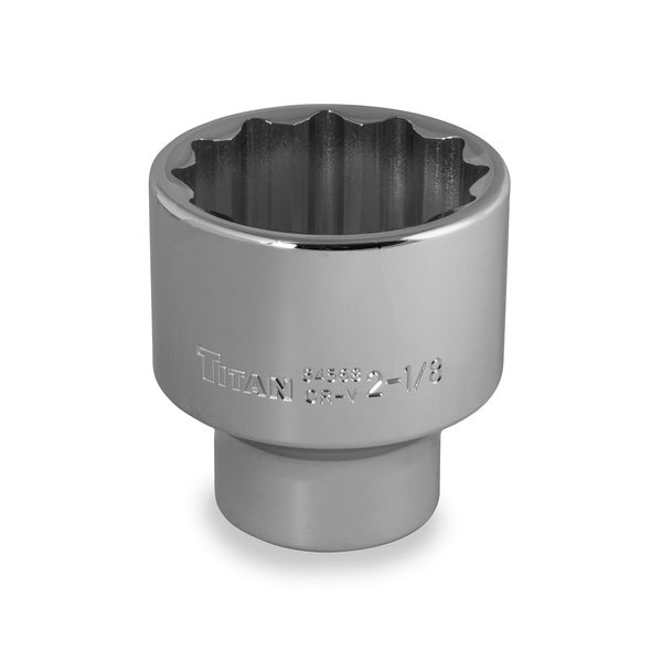 Titan 64568 3/4-Inch Drive x 2-1/8-Inch 12-Point SAE Socket