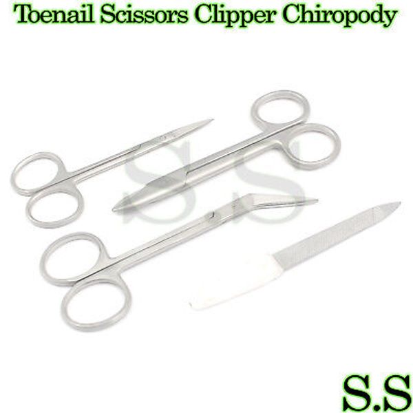 Toenail Scissors Clipper Chiropody podiatry Set 4 BTS-171