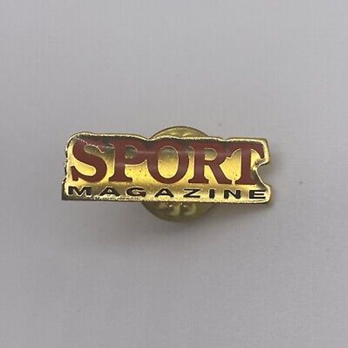 Vintage Sport Magazine Enamel Lapel Hat Pin