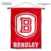 Bradley Braves Banner with Hanging Pole
