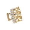 VINGTAINE H-609 Small Pearl Square Mini Vance Clip Hair Accessory