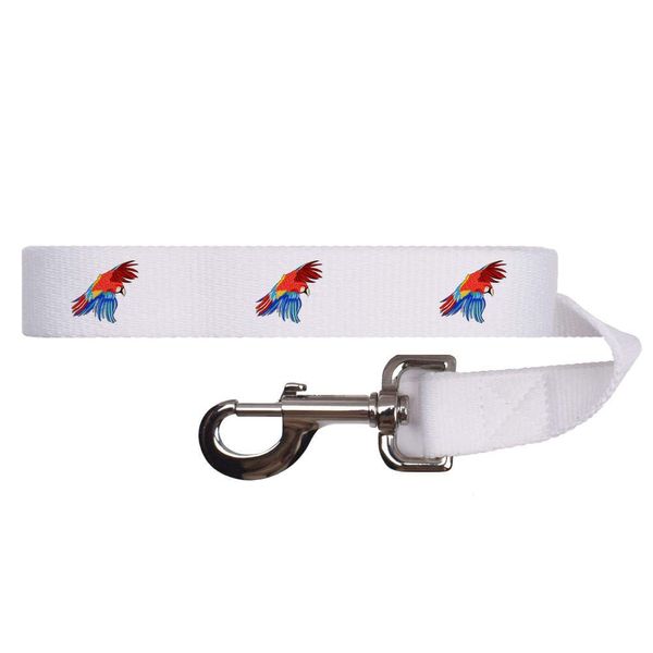 'Red Macaw Parrot' Dog Lead/Leash (DL00005177)