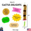 Polly's Cactus Delights (Brown, Large)