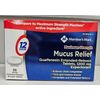 Member's Mark Mucus Relief Maximum Strength Guaifenesin Control Cough Exp 06/26