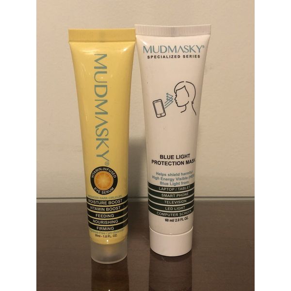 Mudmasky Vitamin-Infused Eye Serum Moisture & Blue Light Protection Mask Sealed!