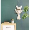 Frech Little Knotting Moments: Macrame Latch Set - Cute Owl