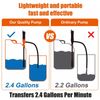 2.4 GPM Powered Battery Quick Liquid Fuel Transfer Pump with Flow Control Nozzle