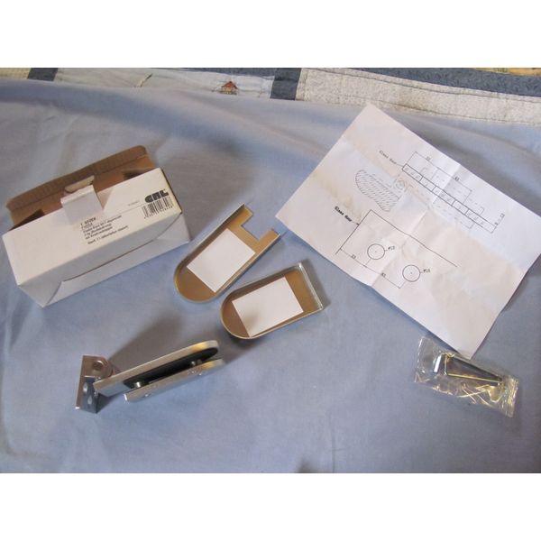 CRL FHDSA Fallbrook Satin Anodized  D-Shape Hinge New In The Box