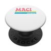 MACI Name Personalized Cute Idea Groovy Women MACI PopSockets Swappable PopGrip