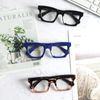 MMOWW 3 Pack Oversized Reading Glasses for Women Men, Blue Light Blocking Computer Readers with Spring Hinge Scratch Resistant +3.5