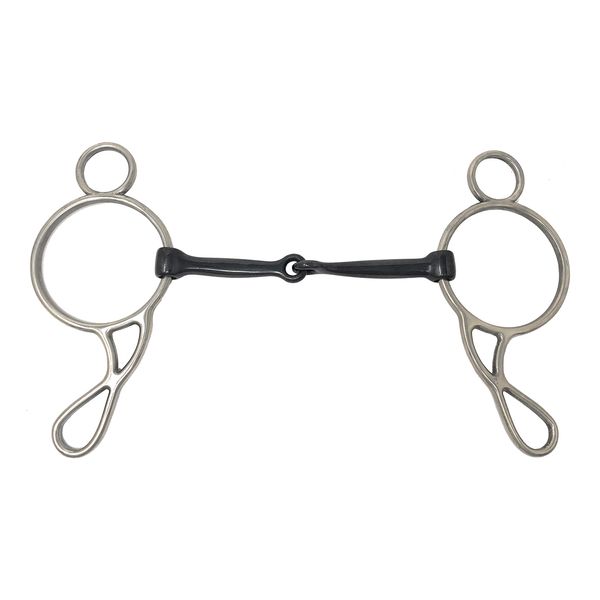 AJ Tack Wholesale Sweet Iron Mouth Wonder Gag Bit - 5"