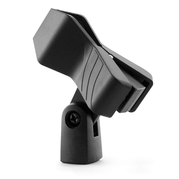 TIGER MCA88-BK Universal Microphone Clip - Quality Spring Mic Clip - Black