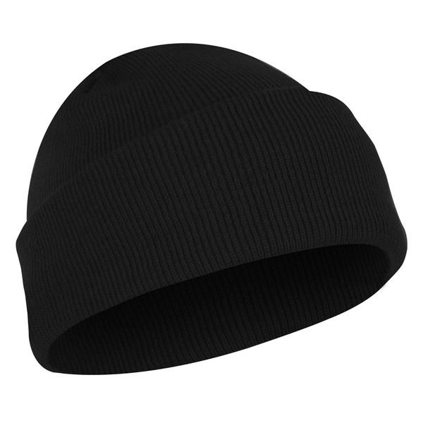 Rothco Deluxe Fine Knit Watch Cap, Black