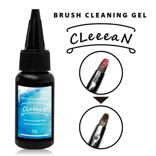 Cleaning gel, gel nails, cleaning, brush, cleaning gel, removes dirt, brush cleaning gel, CLeeeaN