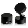 Guraku Shoten Multi-Stand Smartphone Holder, Magnet/Vacuum Adsorption, Angle Adjustment, Compact, Foldable, Black