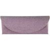 Megan 2229-04 Compact Slim Semi-Hard Case Medium Fabric Purple