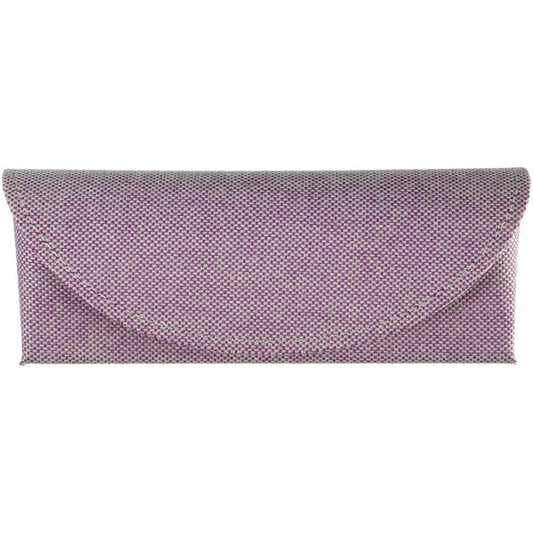 Megan 2229-04 Compact Slim Semi-Hard Case Medium Fabric Purple