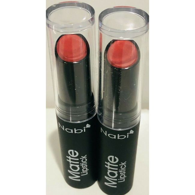 NABI Matte Lipstick MLS23 BABY ORANGE 2 PACK