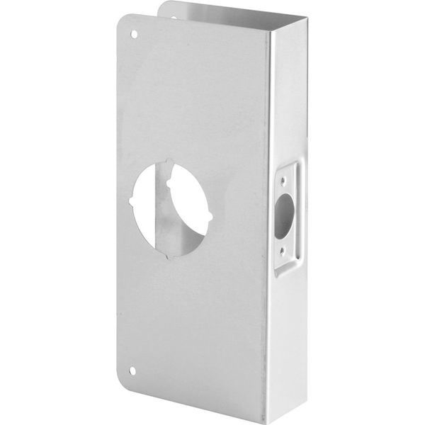 Defender Security U 9551 Lock and Door Reinforcer, Stainless Steel – Fits 1-3/4” Doors, 2-3/8” Backset, Reinforce and Repair Wood/Metal Doors, Add Extra Security to Your Home, Helps Prevent Forced Entry