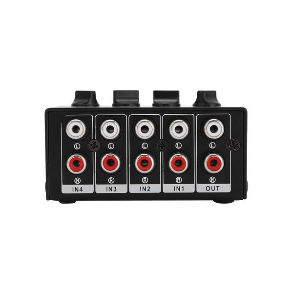 Stereo Mixer Passive 4 Channel Audio Line Mini Portable for Computer Phone Tablet