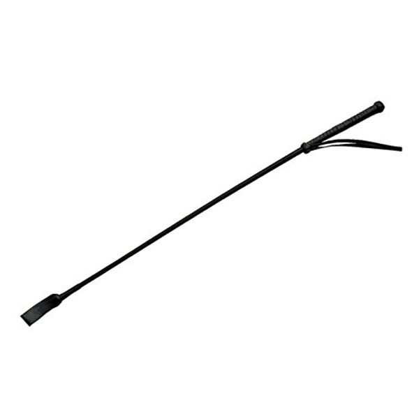 Black Riding Crop Horse Whip With Leather Slapper Nice Quality