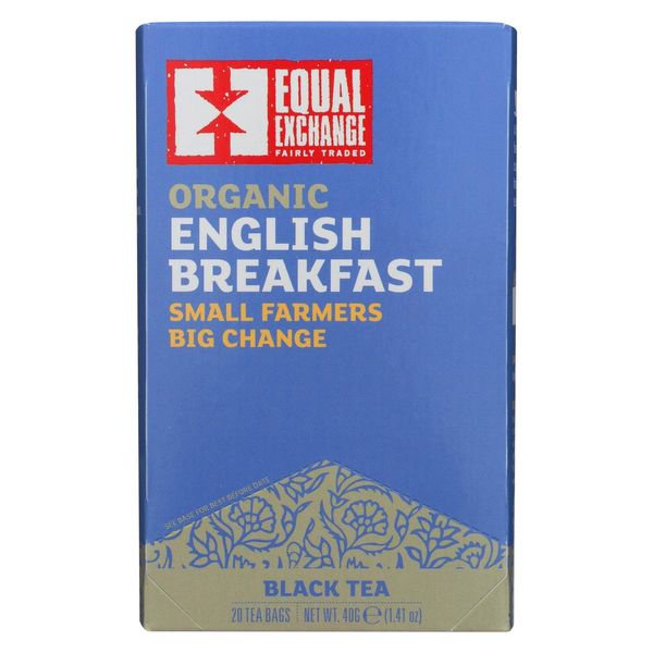 Equal Exchange Black, English Breakfast Tea 20 Bags