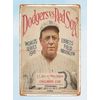 1916 baseball  sports Ebbets Field Program tin sign