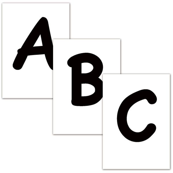 Flash Cards (Capital Alphabet Letters) ■ Business Card Size ■ English Card.com Flashcards, English word cards (Alphabet, Capital letters) ■ Namecard Size