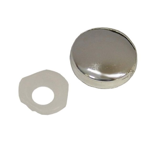 Screw Cover Domed Caps Chrome (10)