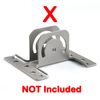 PBD Extension Pole (Diameter 1", Length 16 3/4") Silver