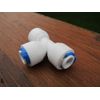 3 Pcs 1/4" Tee Fitting for Reverse Osmosis Water Purification System