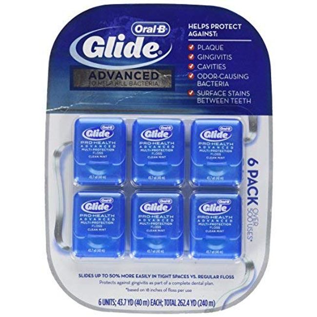 Oral-B Glide Pro-Health Advanced Floss, 6 Count (Pack of 1)