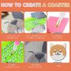Copeflap Diamond Art Kit Coaster Bead Art Beginner Kit Handmade (Cat)